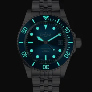 Мъжки автоматичен часовник DAVOSA Ternos Diver Blue Lagoon 161.554.04 Limited