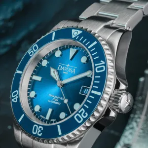 Мъжки автоматичен часовник DAVOSA Ternos Diver Blue Lagoon 161.554.40 Limited