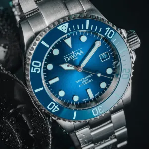 Мъжки автоматичен часовник DAVOSA Ternos Diver Blue Lagoon 161.554.40 Limited