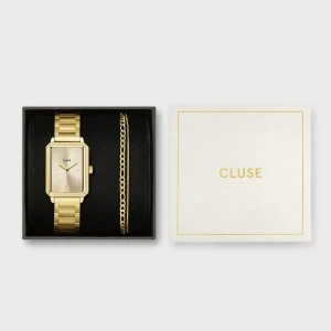 Комплект дамски часовник и гривна CLUSE Fluette CG11507