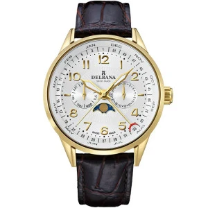 Мъжки часовник DELBANA Retro Moonphase 42601.646.6.064