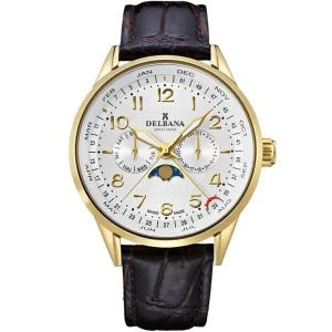 Мъжки часовник DELBANA Retro Moonphase 42601.646.6.064