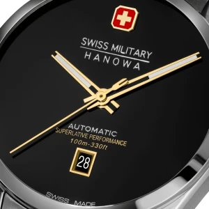 Мъжки автоматичен часовник SWISS MILITARY HANOWA MAJESTIC PIONEER ONYX SMWGL0006204