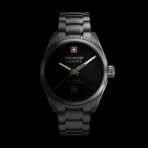 Мъжки автоматичен часовник SWISS MILITARY HANOWA MAJESTIC PIONEER ONYX SMWGL0006204