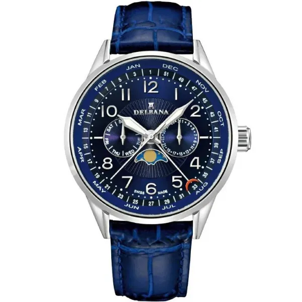 Мъжки часовник DELBANA Retro Moonphase 41601.646.6.044