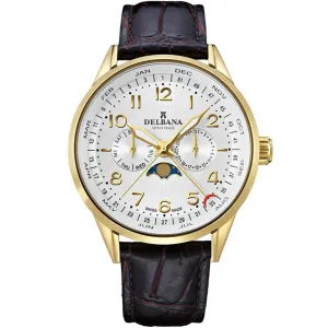 Мъжки часовник DELBANA Retro Moonphase 42601.646.6.064