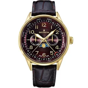 Мъжки часовник DELBANA Retro Moonphase 42601.646.6.104