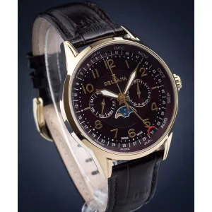 Мъжки часовник DELBANA Retro Moonphase 42601.646.6.104