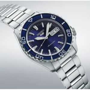 Мъжки автоматичен часовник SEIKO 5 SPORTS Bluetone Redux SRPK97K1