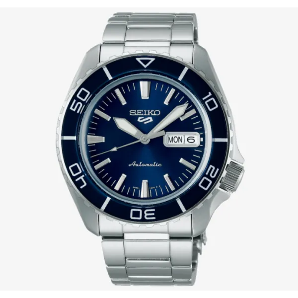 Мъжки автоматичен часовник SEIKO 5 SPORTS Bluetone Redux SRPK97K1